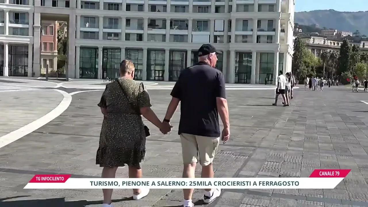 Turismo, pienone a Salerno: 25 mila crocieristi a Ferragosto