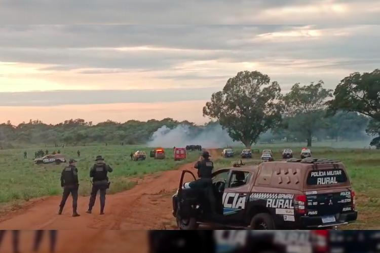 Disputa por terra: indígenas ocupam fazenda e operação da PM termina com cinco presos em MS