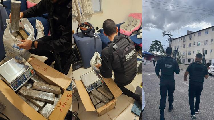 Polícia prende homem que fazia delivery de droga em Marituba, na Grande Belém
