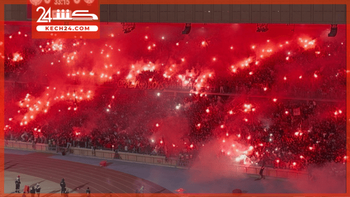 بالڤيديو: فصيل الكريزي بويز يلهب مدرجات ملعب مراكش في قمة الكوكب والوداد
