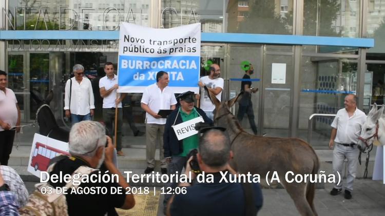 Presentación da proposta do Concello de Oleiros para o transporte ás praias
