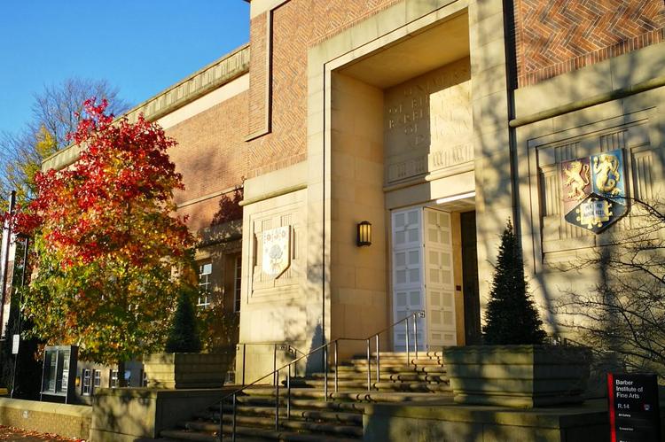 Barber Institute of Fine Arts at Birmingham University with artworks by Monet, Manet and Magritte; Renoir, Rubens, Rossetti and Rodin; Degas, Delacroix and Van Dyck – as well as Botticelli, Poussin, Turner, Gainsborough, Gauguin, Van Gogh, Bellows, Hodgkin and Auerbach
