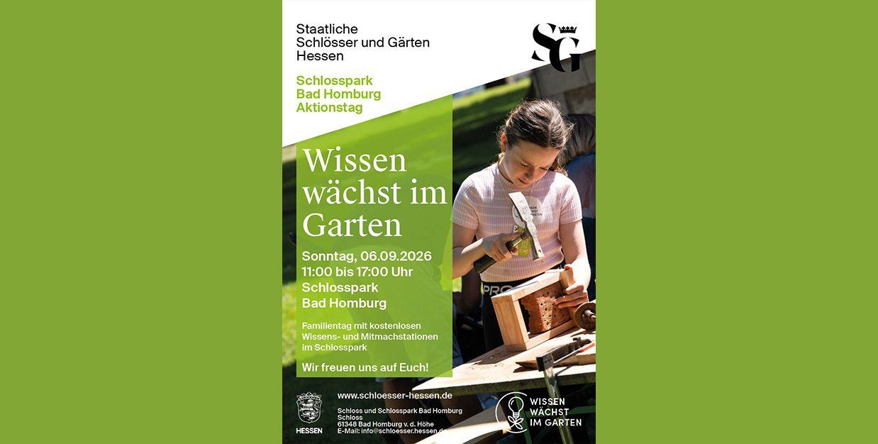 Aktionstag „Wissen wächst im Garten“ im Schlosspark Bad Homburg