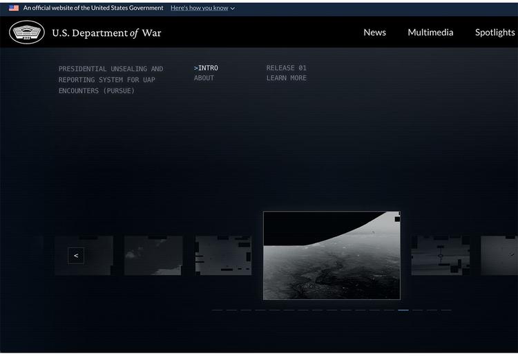 US-Kriegsministerium veröffentlicht erste UFO-Akten