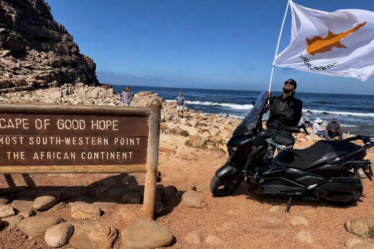Greek-Cypriot’s Motorbike Journey Across Africa Becomes Story of Identity and Connection