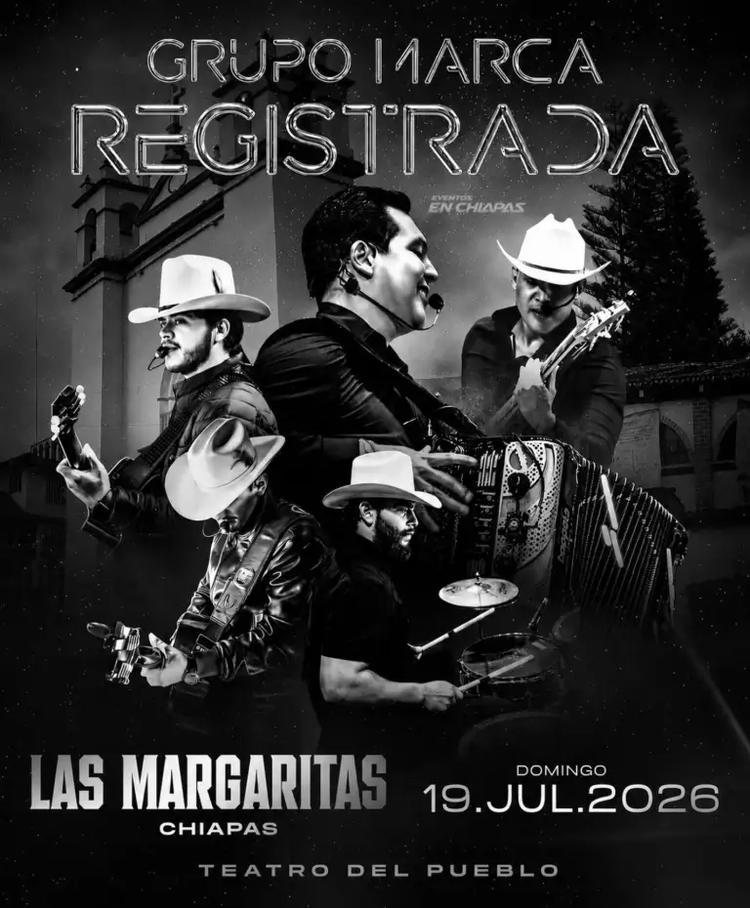 Concierto de Grupo Marca Registrada en Las Margaritas, Chiapas
