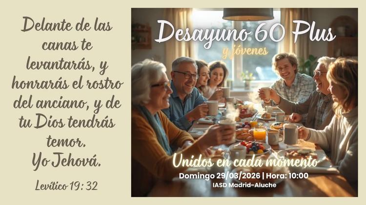 Desayuno 60 Plus y jóvenes