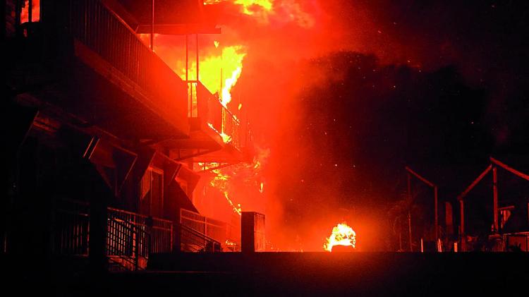 Six cottages of beach resort gutted in fire at Ashvem