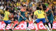 Problemas en Brasil: rescató un empate sobre la hora ante Australia en un amistoso internacional