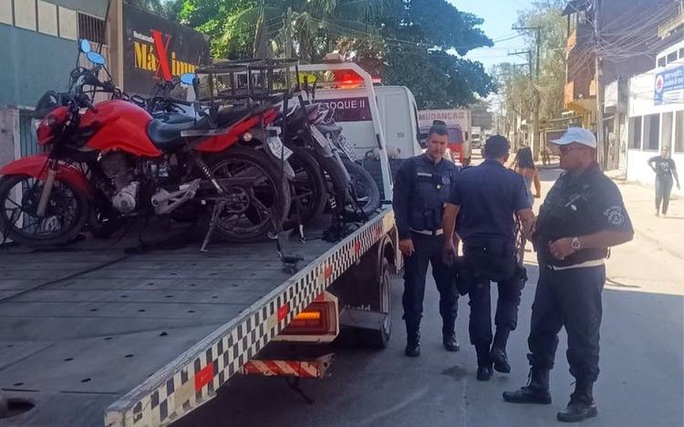 Município inicia operação itinerante de combate a motos irregulares