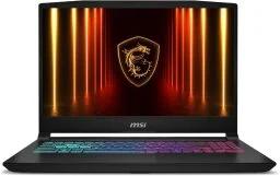 The MSI Katana 15 HX gaming laptop on a white background