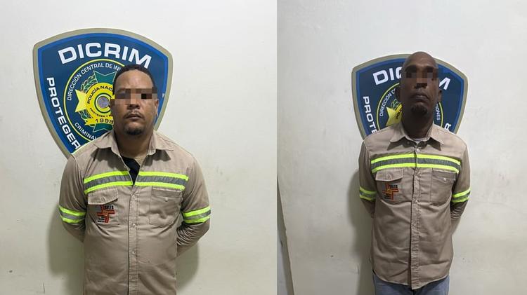 Policía Nacional recupera 18 medidores eléctricos robados y apresa en flagrante delito a dos hombres