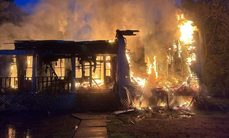 Fire destroys home at Mississippi addiction recovery center