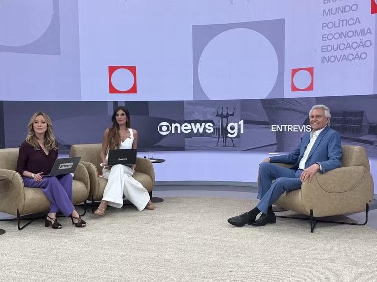 Candidato do PSD, Caiado é o terceiro entrevistado pelo g1 e pela GloboNews em série com presidenciáveis