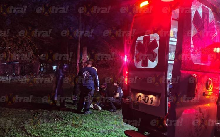 Impactante derrape de motociclista en Tehuixtla por exceso de velocidad bajo la lluvia: ¿Qué pasó?