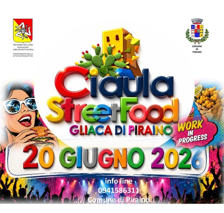 📌 𝑪𝒊𝒂𝒖𝒍𝒂 𝑺𝒕𝒓𝒆𝒆𝒕 𝑭𝒐𝒐𝒅 😎 Work in progress…⏳ 🗓️ 20 giugno 2026... 📍Lungomare di Gliaca di Piraino