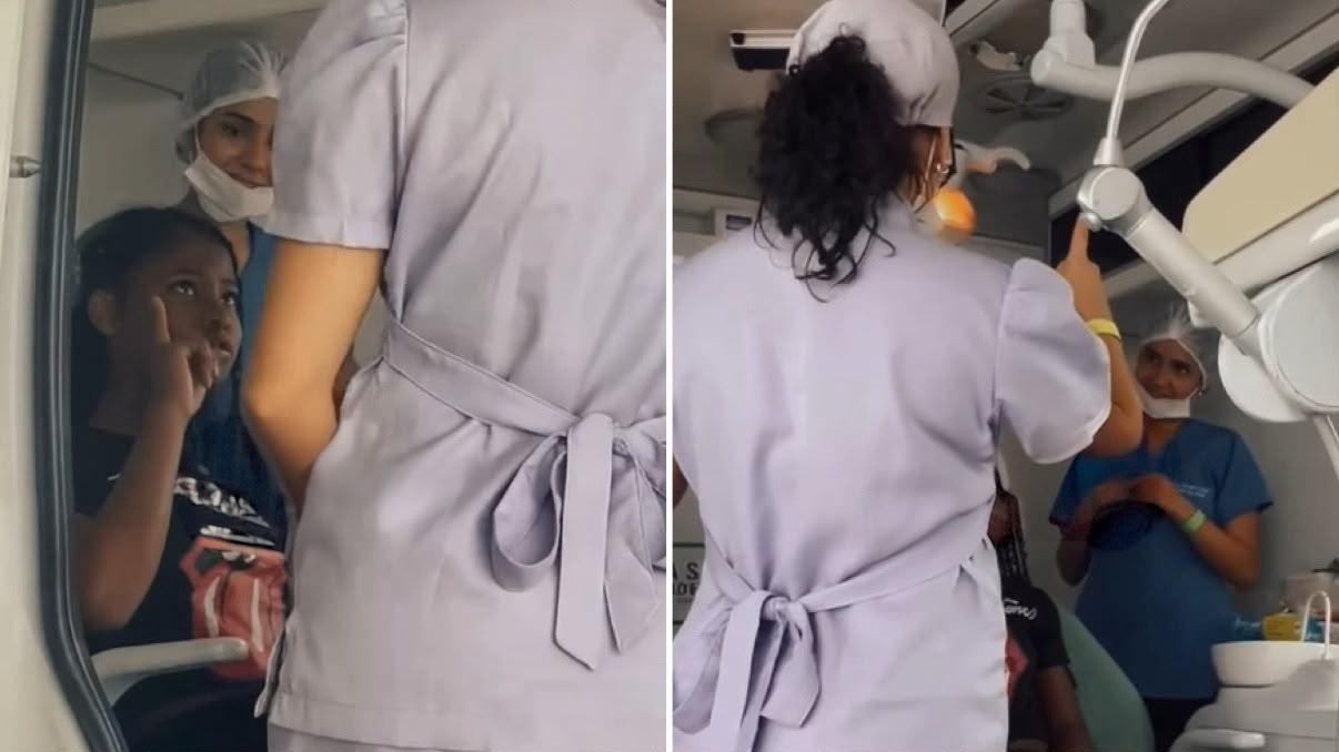Dentista evangeliza paciente surda em Libras no sertão: “A vi como Cristo a vê”
