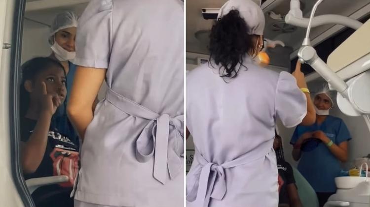 Dentista evangeliza paciente surda em Libras no sertão: “A vi como Cristo a vê”