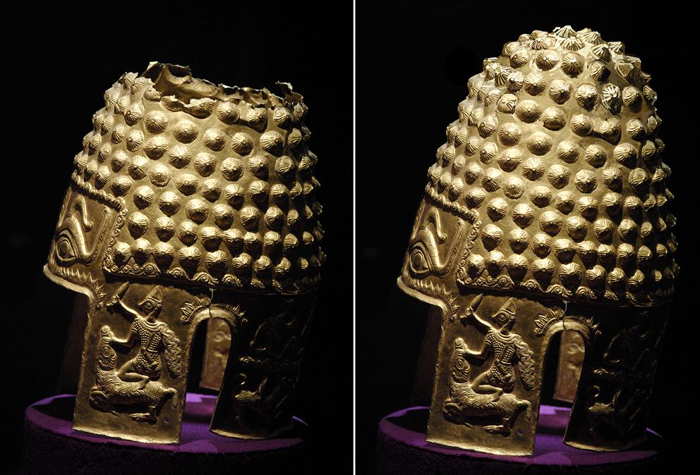 2,500-Year-Old Golden Helmet Stolen in Dutch Museum Heist Recovered