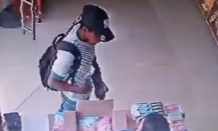 VÍDEO: Homem é preso por roubo em posto de gasolina enquanto cumpria regime semiaberto no interior do AM