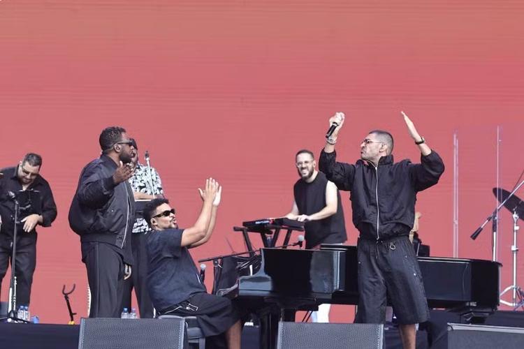 Criolo, Amaro e Dino unem jazz, rap e MPB em show empolgante no Sunset do Rock in Rio 2026