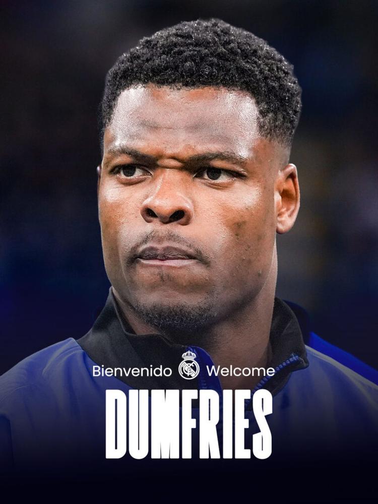 El Real Madrid hace oficial el fichaje de Dumfries