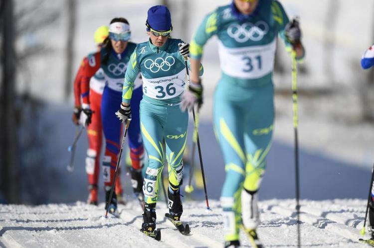 Yelena Kolomina, ski de fond