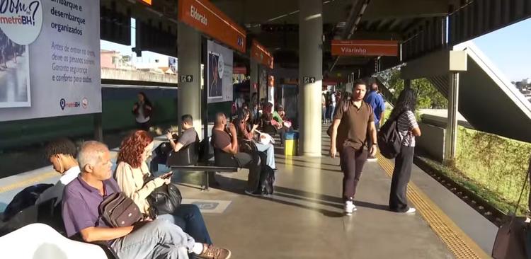Metrô de BH terá intervalos de 18 minutos nesta semana