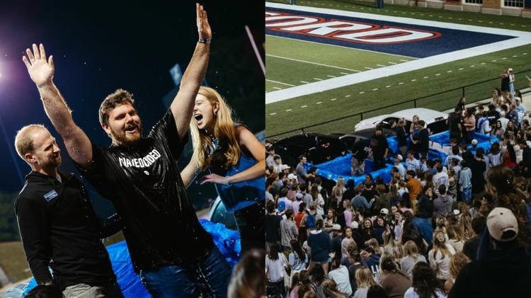 Batismo é feito em mais uma universidade dos EUA: 