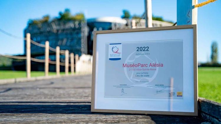 Le MuséoParc Alésia récompensé par la marque Qualité Tourisme