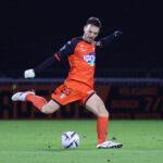 03/02/2024, Laval (Mayenne), Ligue 2, Saison 2023-2024, [Ligue 2-J23] Stade Lavallois-Quevilly Rouen Métropole au Stade Francis Le Basser - Yohan TAVARES