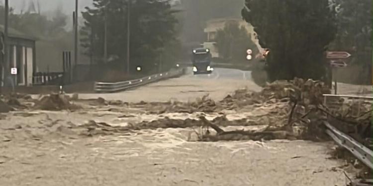 Maltempo nel Crotonese, voragini sulla Provinciale 30: strada chiusa. Serre e capannoni sott’acqua