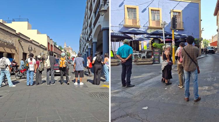 Estudiantes y adultos mayores bloquean calles de Cuernavaca en rechazo al aumento del pasaje