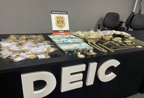 Polícia de São Paulo realiza operação contra suspeitos de roubas joias de ouro e derreter peças para venda