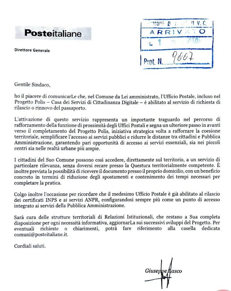 Importante comunicazione di Poste Italiane
