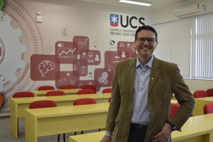 Recondução de Fabiano Larentis à sub-reitoria consolida crescimento da UCS Bento