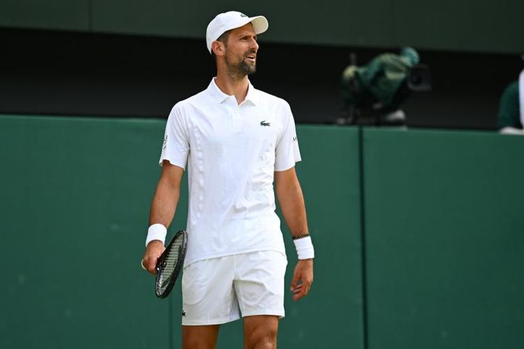Novak Djokovic à Wimbledon en 2026. (A. Réau/L'Équipe)