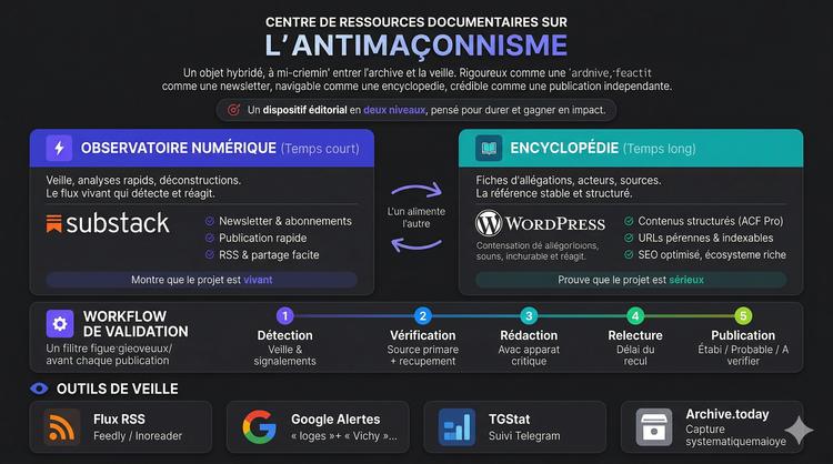 Centre de ressources sur l'antimaçonnisme. Construire le dispositif