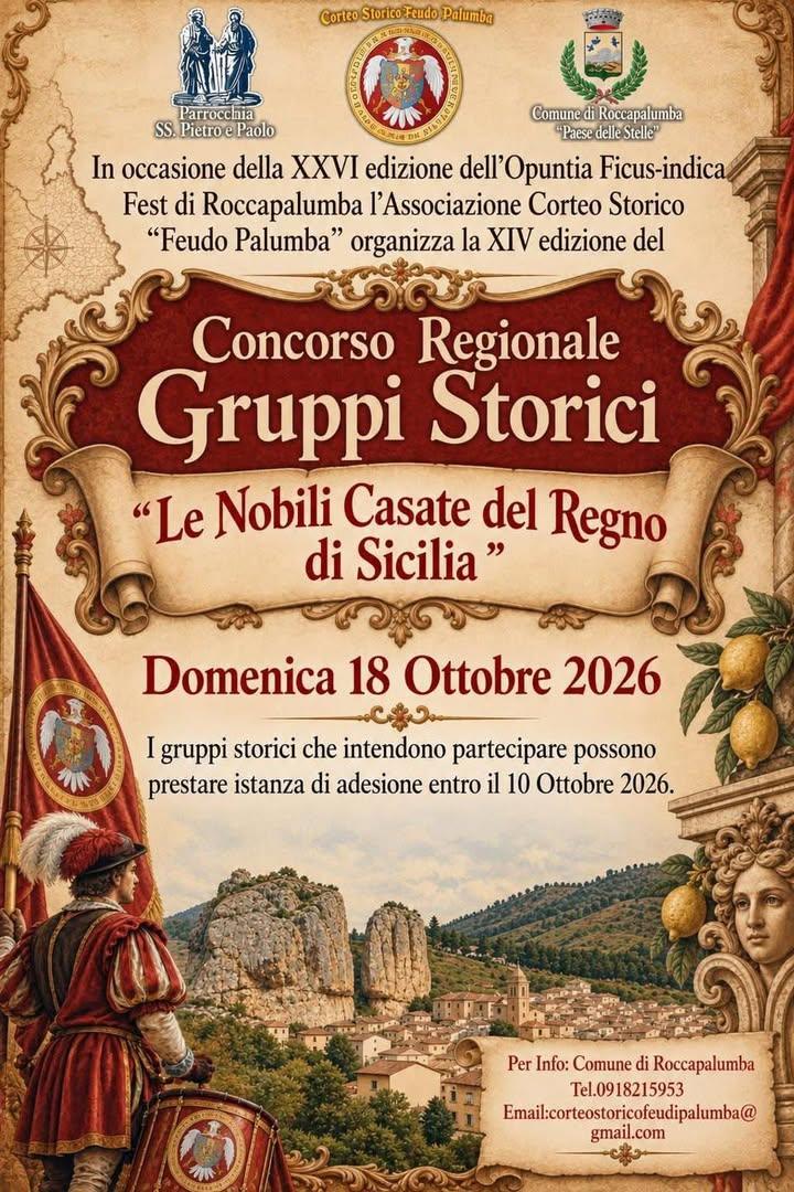 In occasione della XXVI edizione dell’Opuntia Ficus-indica Fest, l’Associazione Corteo Storico “Feudo Palumba” organizza...