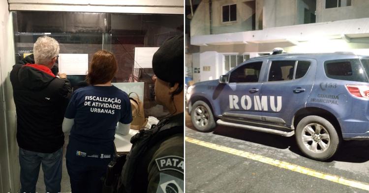 Conveniência é interditada após flagrante de tráfico de drogas na rua Corupá