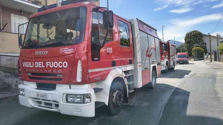 castellamonte principio di incendio