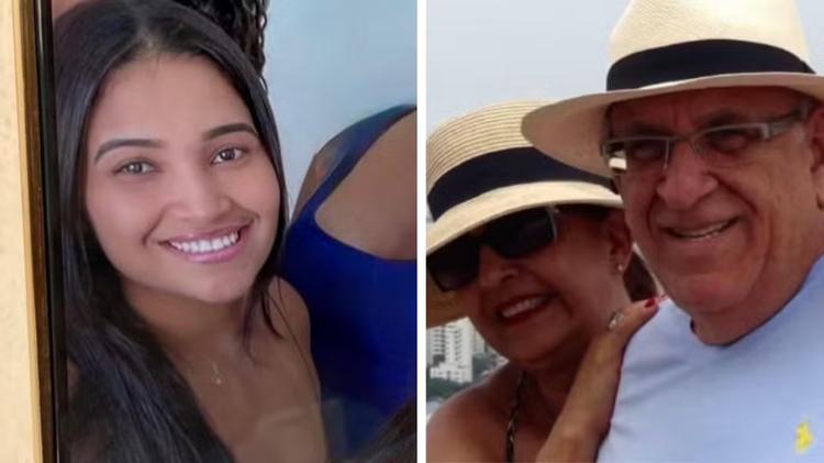 Vídeo mostra suspeita de matar casal de idosos sendo abordada em cama de hotel pela polícia