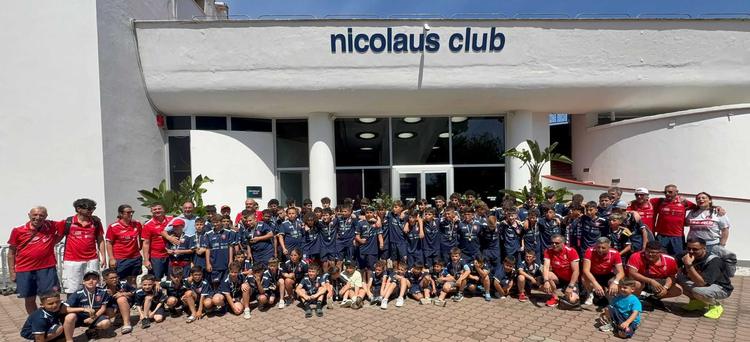 L’ASD NAGC Feldi protagonista a Sibari con il Torneo della Minerva con 120 bambini e 100 genitori al seguito
