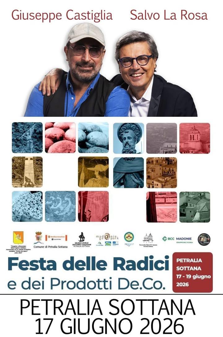 Buongiorno amici. Questa sera a Petralia Sottana per la festa di San Calogero con Salvo La Rosa official