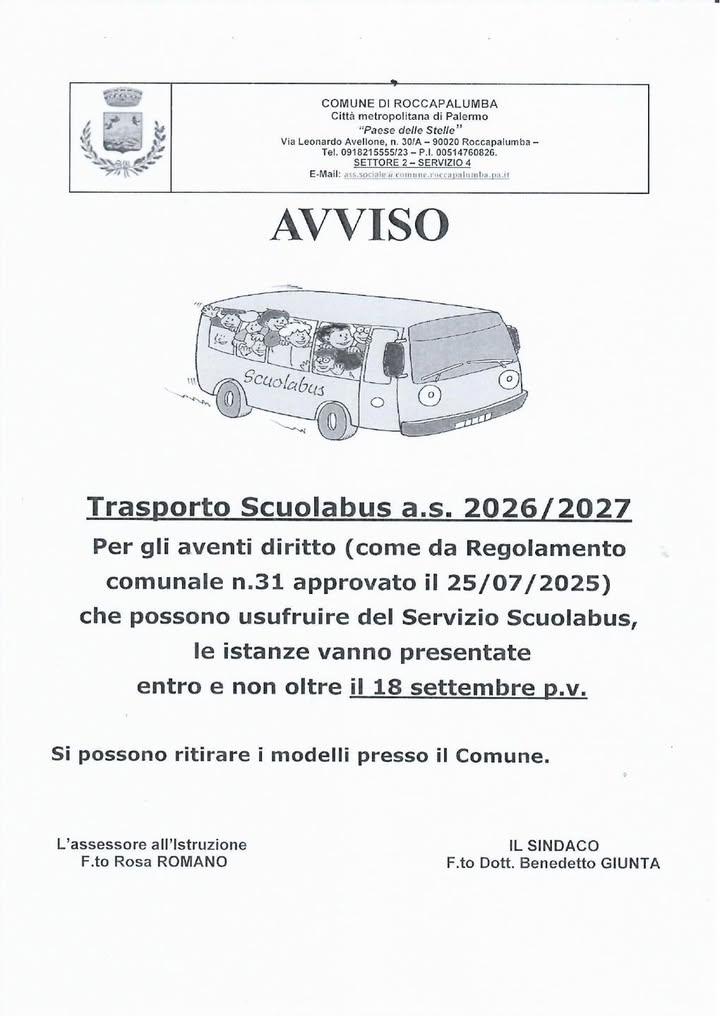 Comune di Roccapalumba Posted