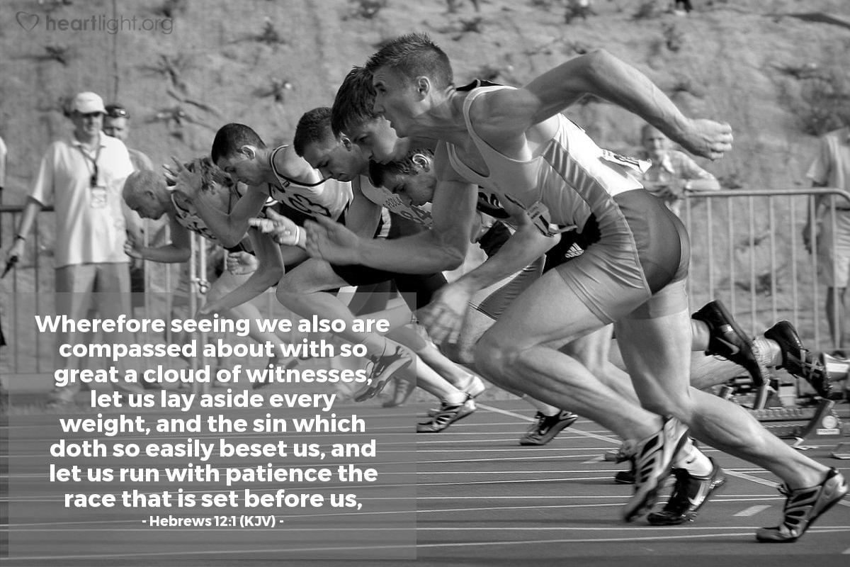 Today's Verse - Hebrews 12:1 (KJV)
