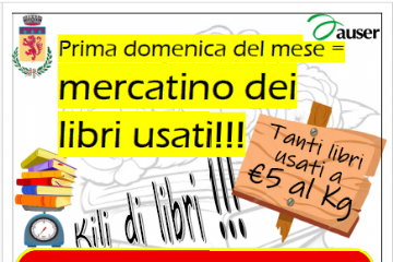 3 maggio 2026: mercatino "Kili di libri!!!"