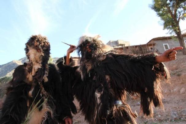 بوجلود يحيي أجواء ما بعد العيد بأكادير وإمنتانوت ومناطق بالحوز