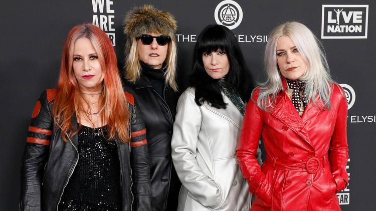 L7 em 2020 (E-D): Jennifer Finch, Suzi Gardner, Dee Plakas e Donita Sparks - Foto: Taylor Hill / FilmMagic
