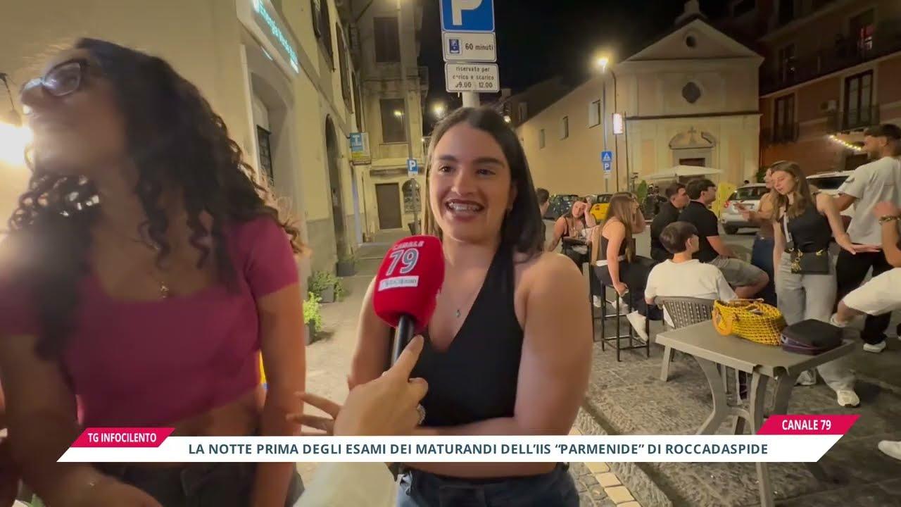 Notte prima degli esami a Roccadaspide: la festa e le emozioni dei maturandi del “Parmenide”